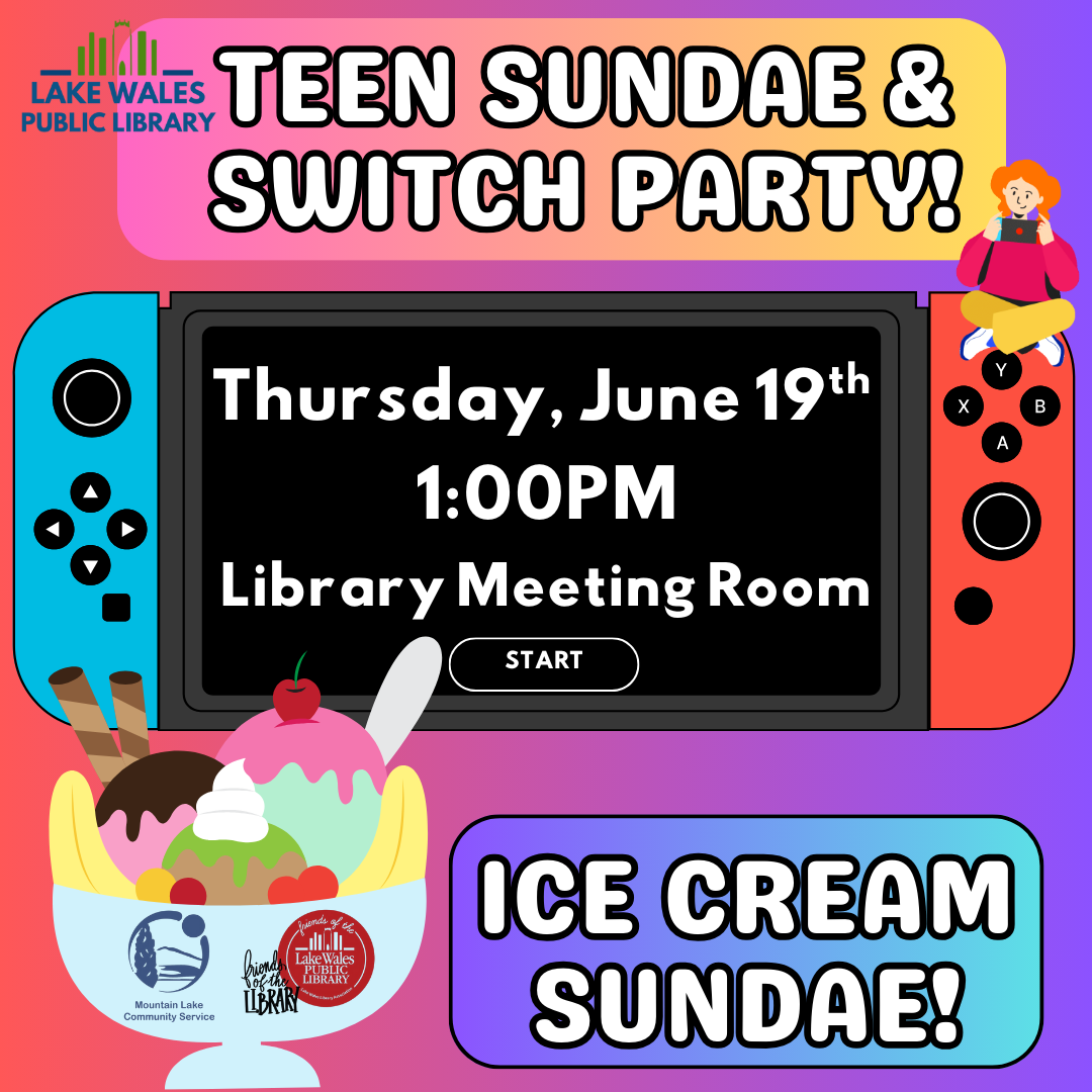 Teen Sundae and Switch Party 2025