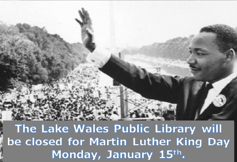 Martin Luther King Day Closing