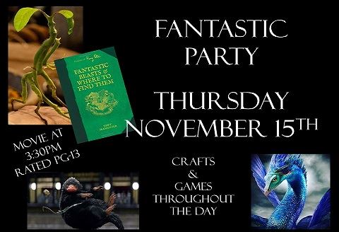 Fantastic Beast Party Nov 2018