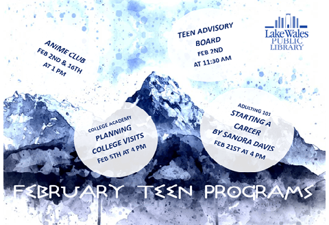 February Teen Programs