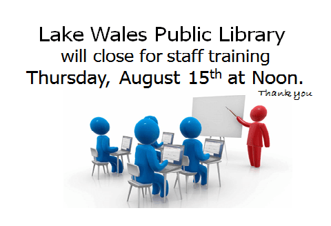 Staff Training Day Early Closure