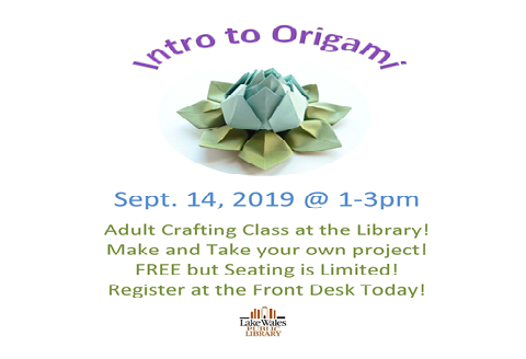September Adult Crafting Class