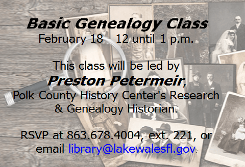 Basic Genealogy at the Library
