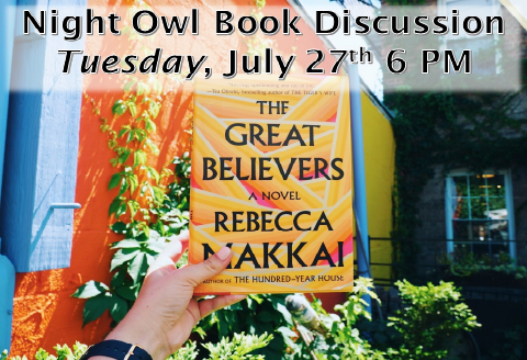July Night Owl book club