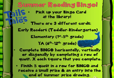 Summer Reading Bingo