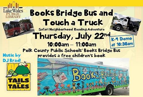 Books Bridge Bus and Touch a Truck