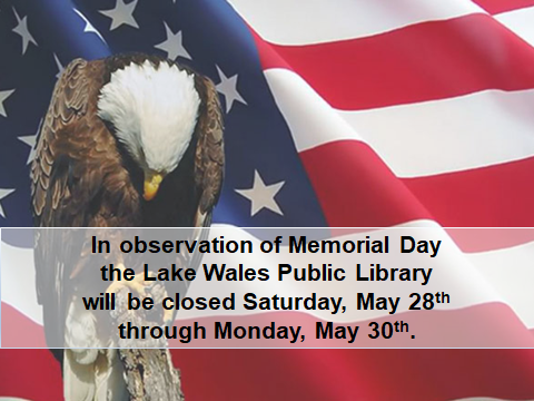 Memorial day closing