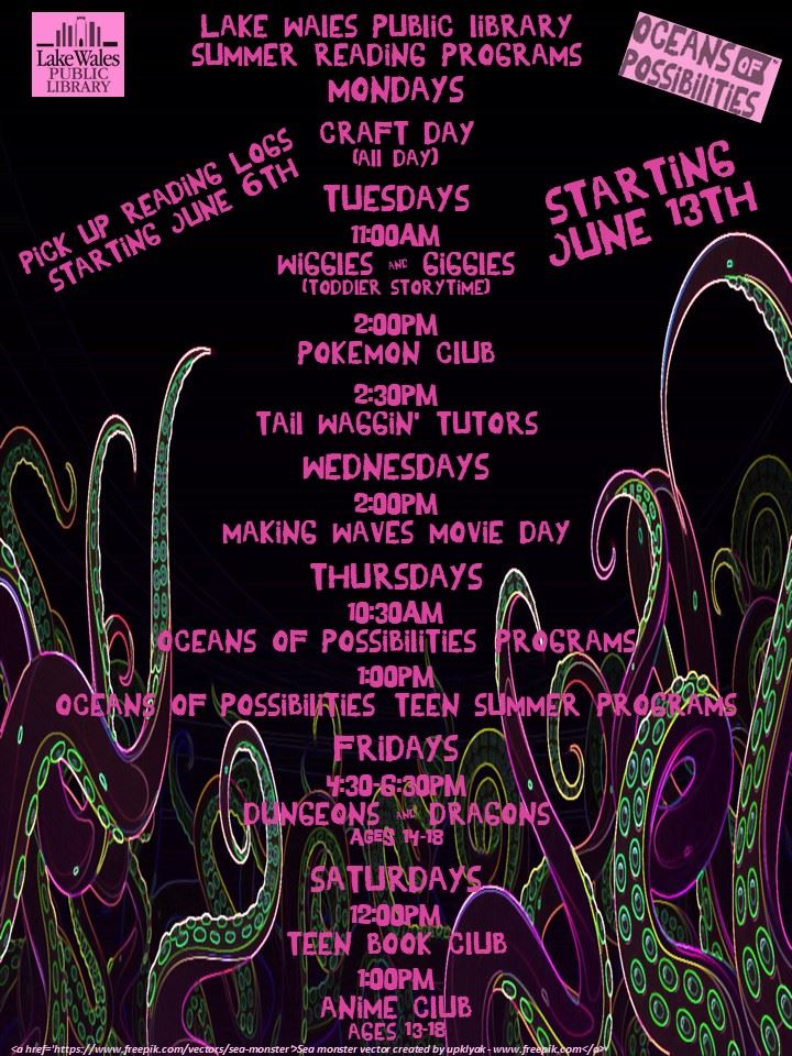 Weekly Summer Programs