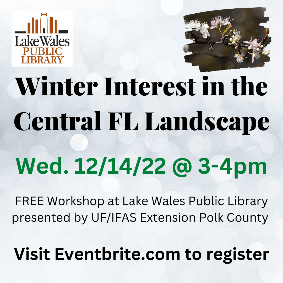 Garden Class Flyer with event info