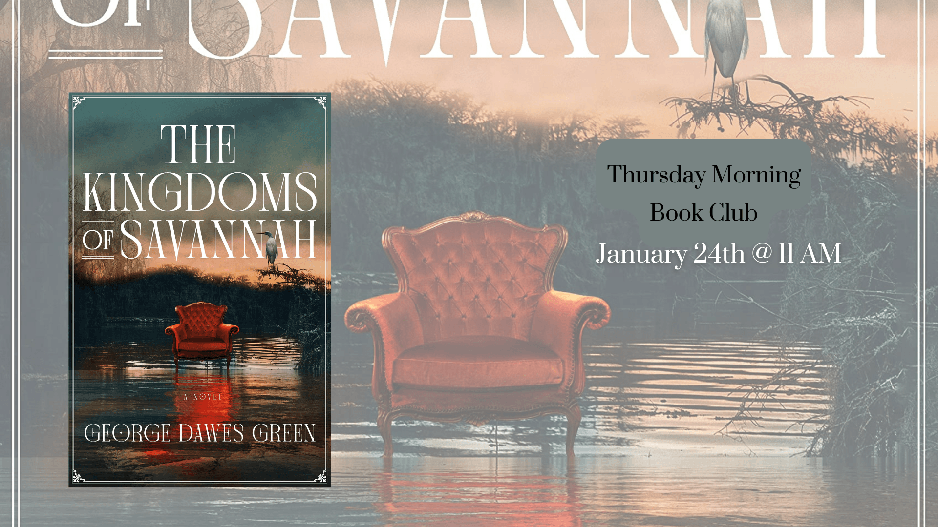January thursday morning book club book cover and dates