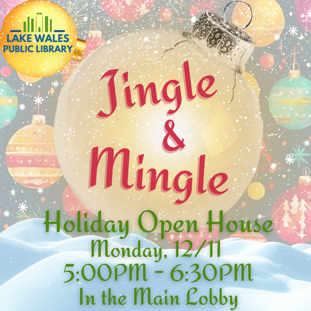 Holiday Open House Monday, December