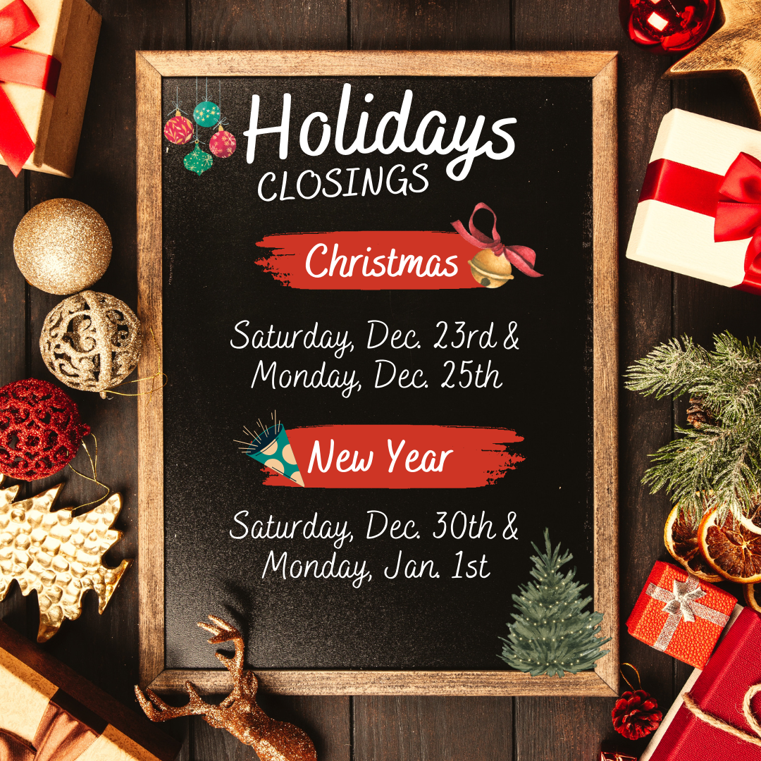 Holidays closing (Instagram Post)