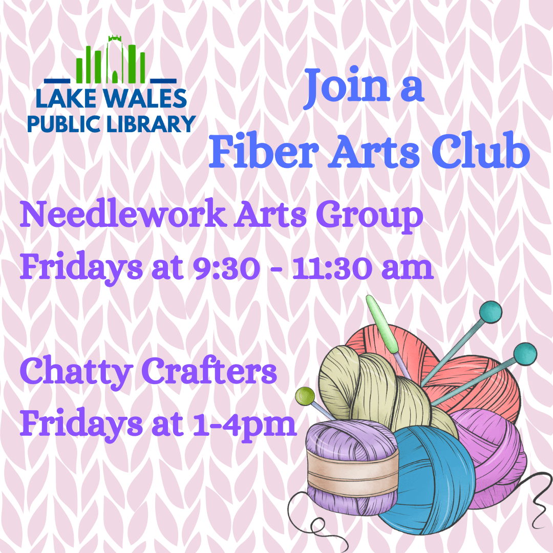 Fiber Arts Clubs flyer 