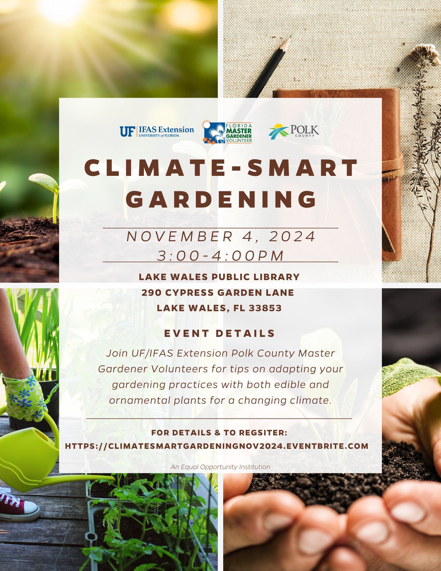 Climate-Smart Gardening 11-4-2024